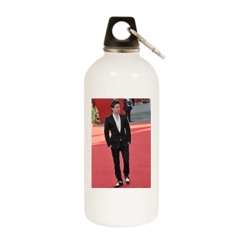 Jared Leto White Water Bottle With Carabiner