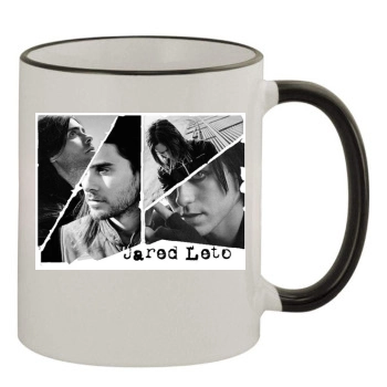 Jared Leto 11oz Colored Rim & Handle Mug