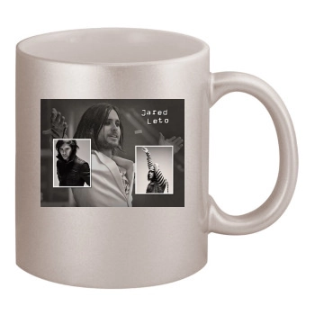 Jared Leto 11oz Metallic Silver Mug