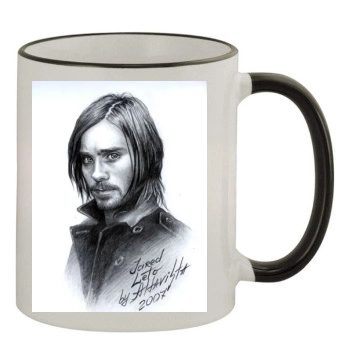 Jared Leto 11oz Colored Rim & Handle Mug