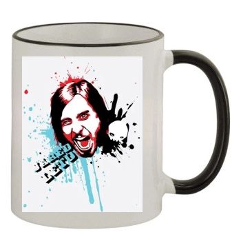 Jared Leto 11oz Colored Rim & Handle Mug