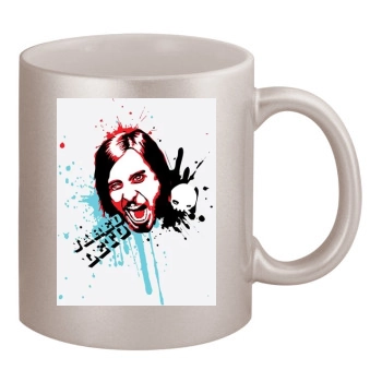 Jared Leto 11oz Metallic Silver Mug