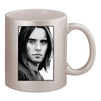 Jared Leto 11oz Metallic Silver Mug