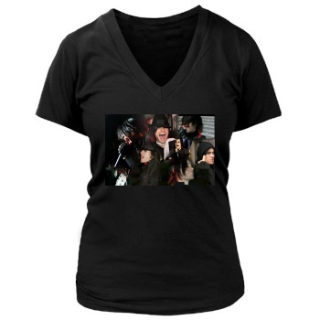 Jared Leto Women's Deep V-Neck TShirt