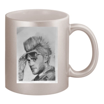 Jared Leto 11oz Metallic Silver Mug