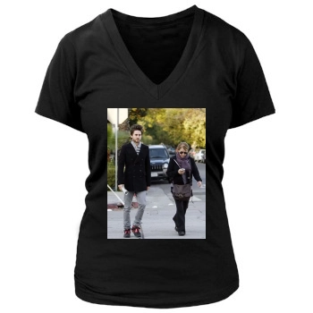 Jared Leto Women's Deep V-Neck TShirt