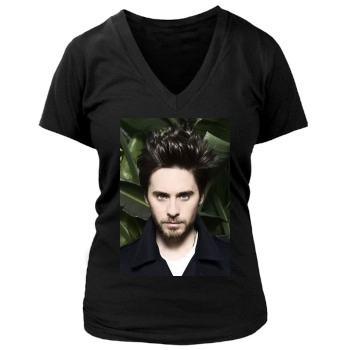 Jared Leto Women's Deep V-Neck TShirt