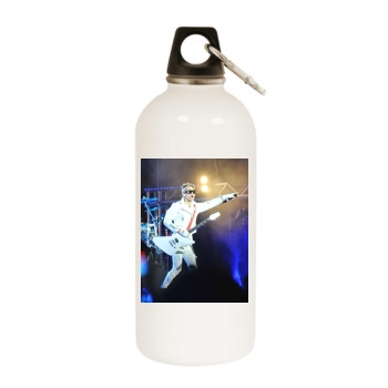 Jared Leto White Water Bottle With Carabiner