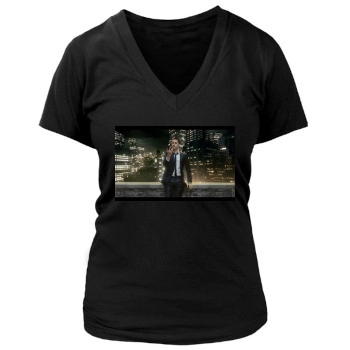 Jared Leto Women's Deep V-Neck TShirt