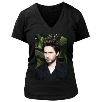 Jared Leto Women's Deep V-Neck TShirt