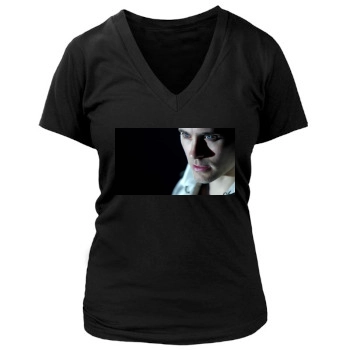 Jared Leto Women's Deep V-Neck TShirt