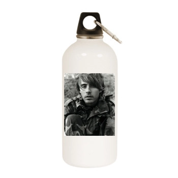 Jared Leto White Water Bottle With Carabiner