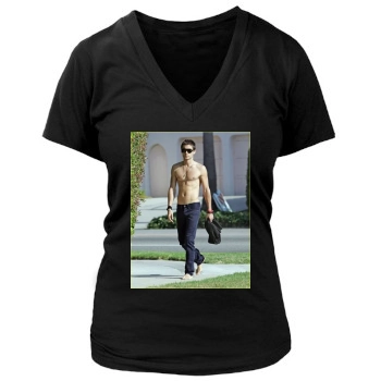 Jared Leto Women's Deep V-Neck TShirt