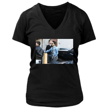 Jared Leto Women's Deep V-Neck TShirt