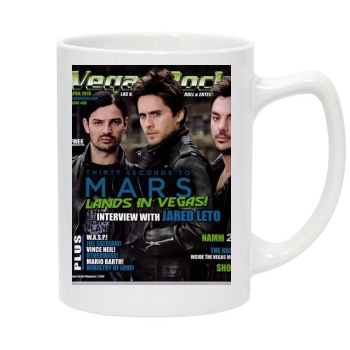 Jared Leto 14oz White Statesman Mug