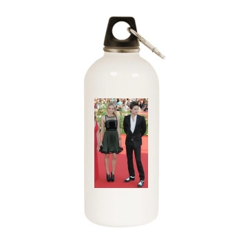 Jared Leto White Water Bottle With Carabiner