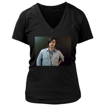 Jared Leto Women's Deep V-Neck TShirt