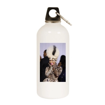 Nicki Minaj White Water Bottle With Carabiner