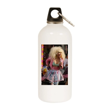 Nicki Minaj White Water Bottle With Carabiner