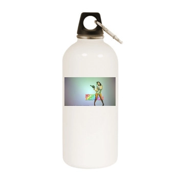 Nicki Minaj White Water Bottle With Carabiner