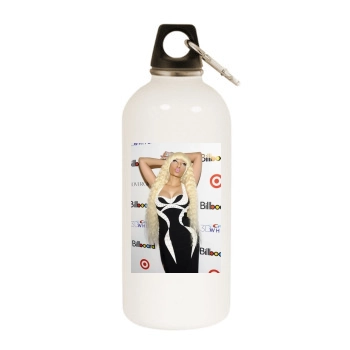 Nicki Minaj White Water Bottle With Carabiner