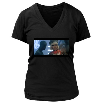 Nicki Minaj Women's Deep V-Neck TShirt