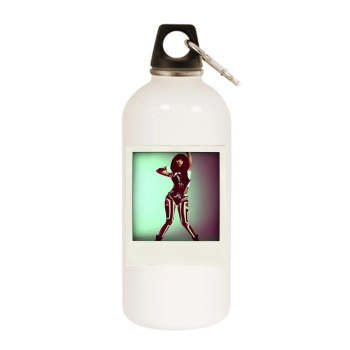 Nicki Minaj White Water Bottle With Carabiner