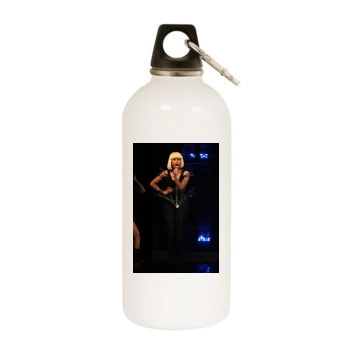 Nicki Minaj White Water Bottle With Carabiner