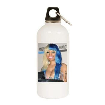 Nicki Minaj White Water Bottle With Carabiner