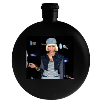 Nicki Minaj Round Flask