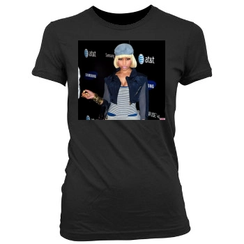 Nicki Minaj Women's Junior Cut Crewneck T-Shirt