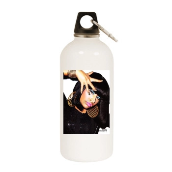 Nicki Minaj White Water Bottle With Carabiner