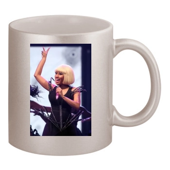 Nicki Minaj 11oz Metallic Silver Mug