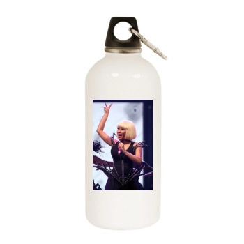 Nicki Minaj White Water Bottle With Carabiner