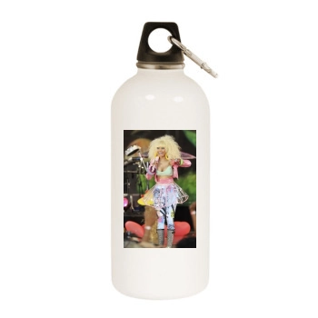 Nicki Minaj White Water Bottle With Carabiner