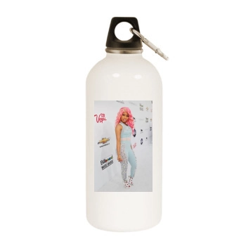 Nicki Minaj White Water Bottle With Carabiner