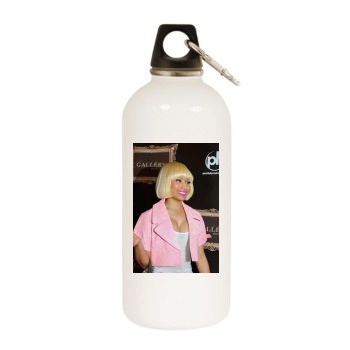 Nicki Minaj White Water Bottle With Carabiner