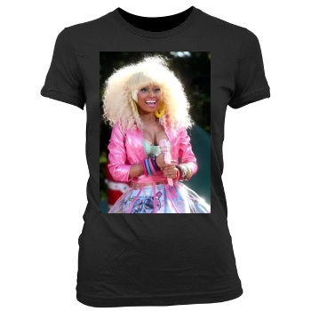 Nicki Minaj Women's Junior Cut Crewneck T-Shirt