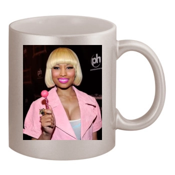 Nicki Minaj 11oz Metallic Silver Mug