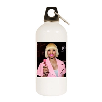 Nicki Minaj White Water Bottle With Carabiner