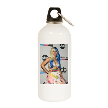 Nicki Minaj White Water Bottle With Carabiner