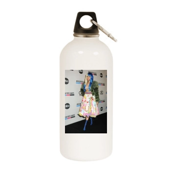 Nicki Minaj White Water Bottle With Carabiner