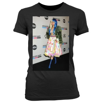 Nicki Minaj Women's Junior Cut Crewneck T-Shirt