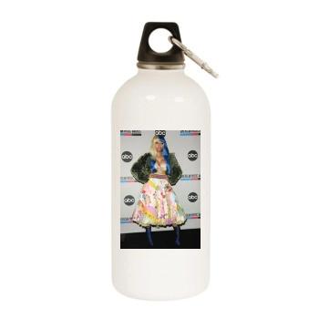 Nicki Minaj White Water Bottle With Carabiner