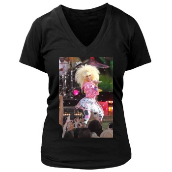 Nicki Minaj Women's Deep V-Neck TShirt