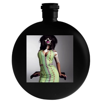 Nicki Minaj Round Flask