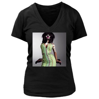 Nicki Minaj Women's Deep V-Neck TShirt