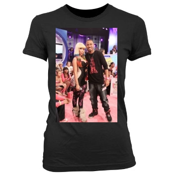 Nicki Minaj Women's Junior Cut Crewneck T-Shirt