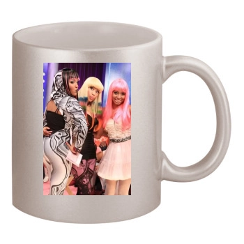 Nicki Minaj 11oz Metallic Silver Mug