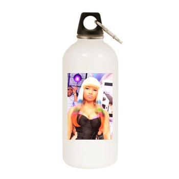 Nicki Minaj White Water Bottle With Carabiner